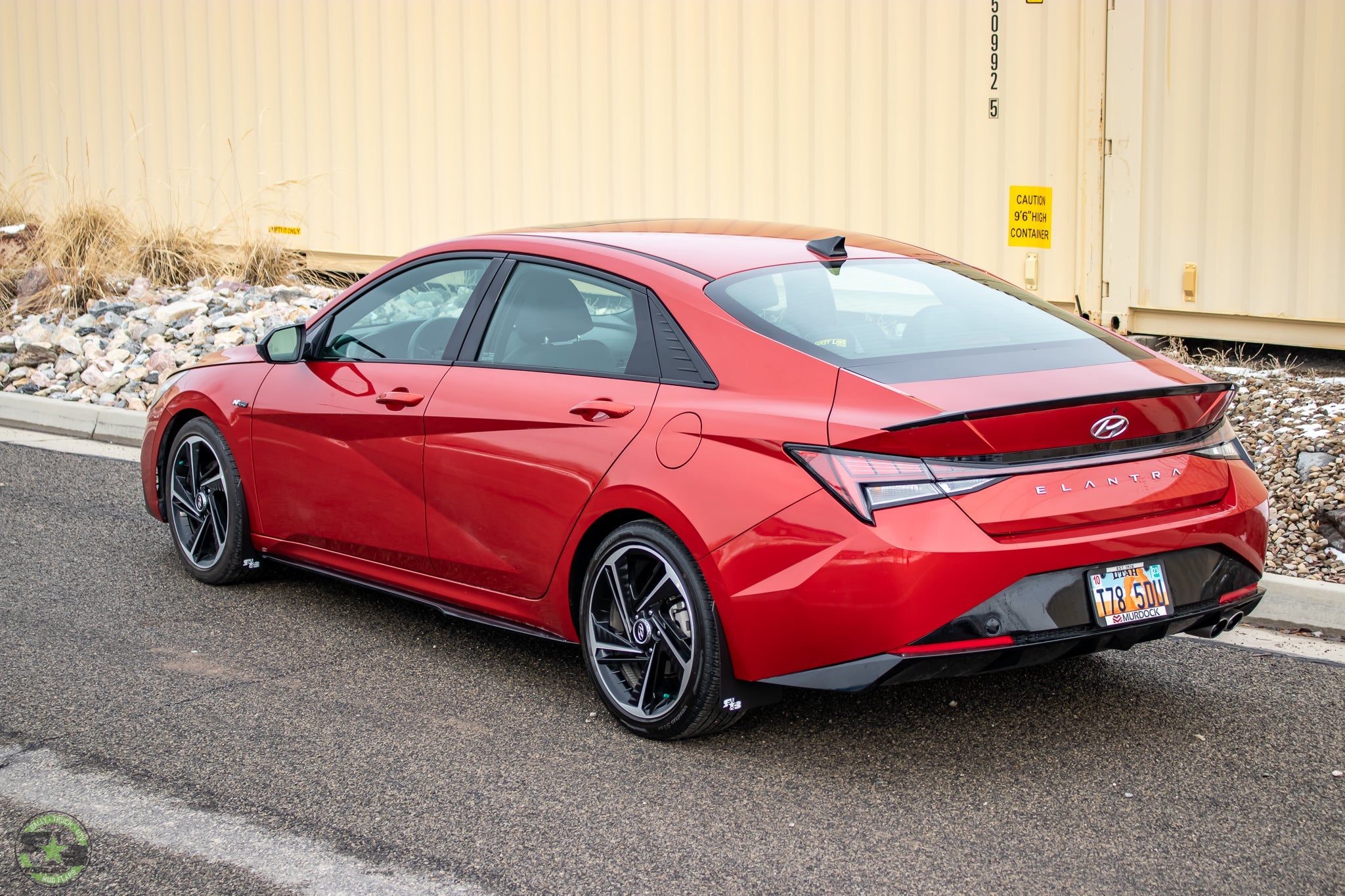 Hyundai Elantra N & N-Line Sedan 2021-2023 Mud Flaps