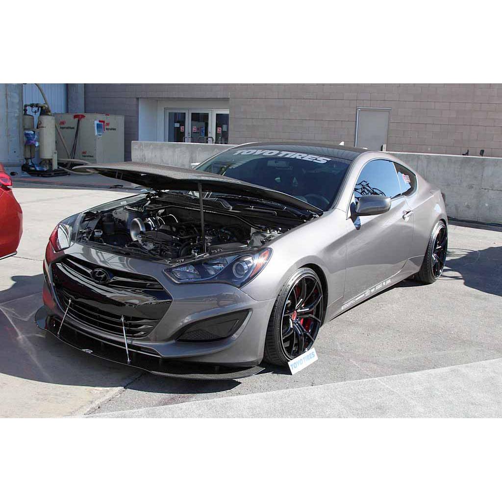 Hyundai Genesis Coupe Carbon Fiber Front Wind Splitter 2013-2016-Front Wind Splitter-Grocery Getter Performance