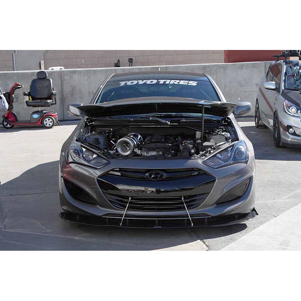 Hyundai Genesis Coupe Carbon Fiber Front Wind Splitter 2013-2016-Front Wind Splitter-Grocery Getter Performance