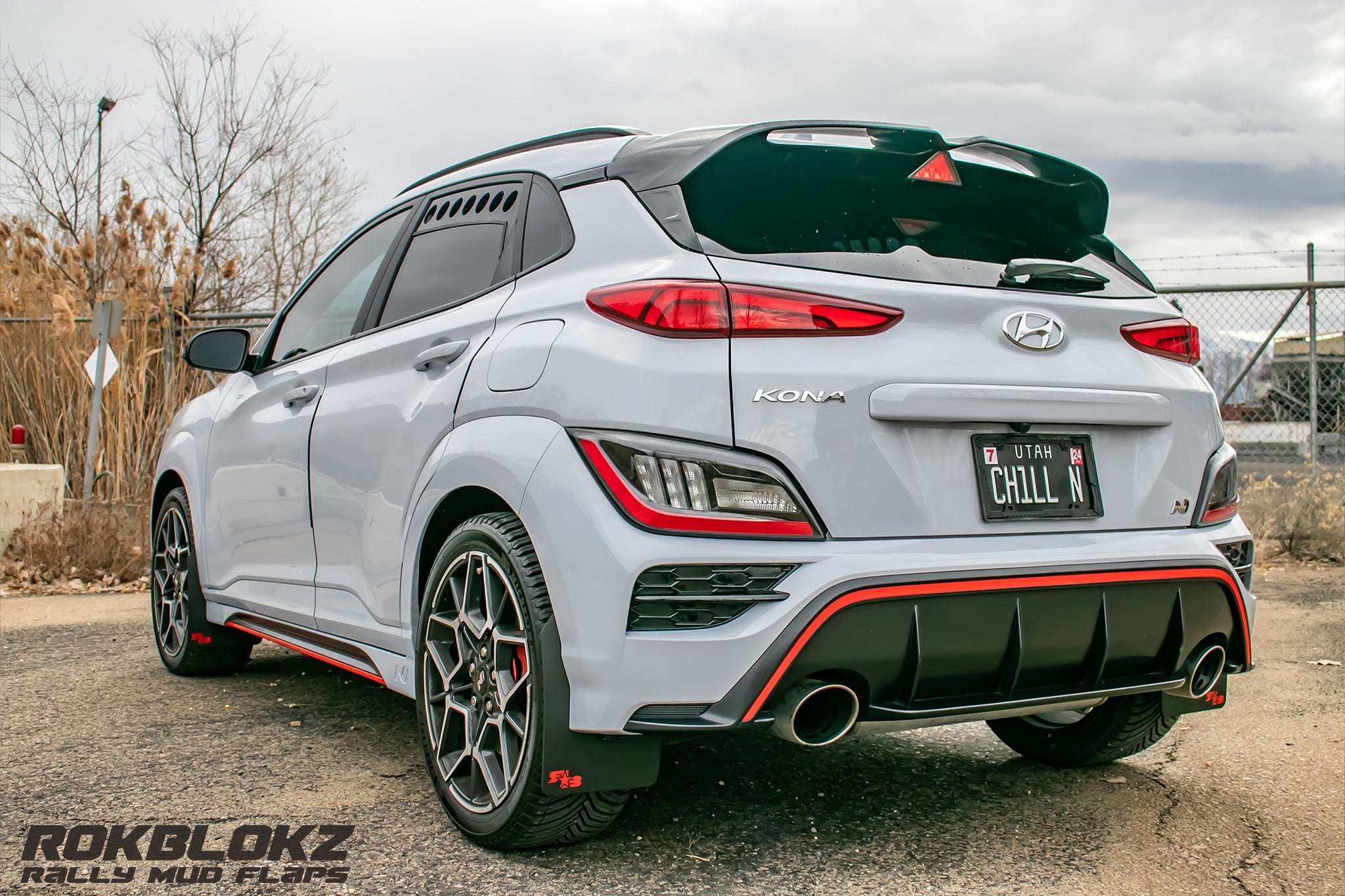 Hyundai Kona 2018-2023 Rally Mud Flaps