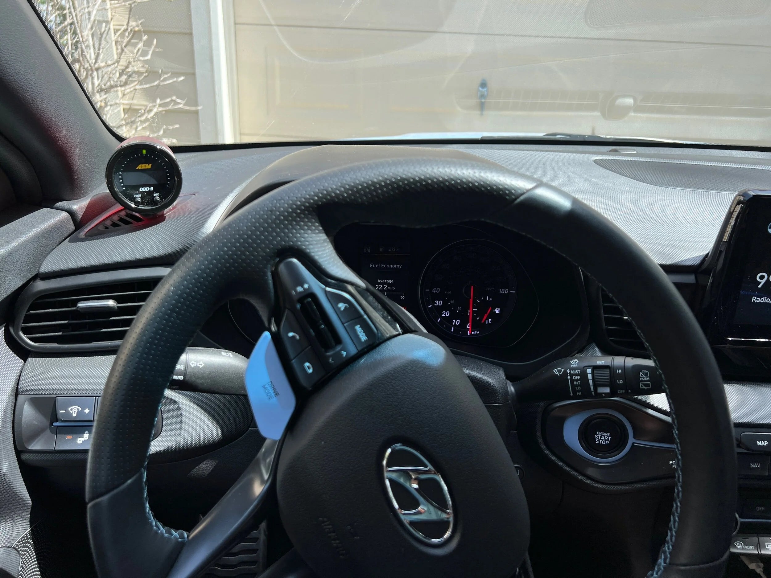 Hyundai Veloster N 52mm Gauge Pod – Defrost Vent Mount