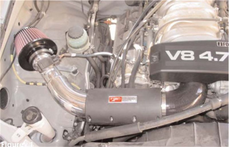 Injen 00-04 Tundra / Sequoia 4.7L V8 & Power Shield only Polished Power-Flow Air Intake System-Cold Air Intakes-Grocery Getter Performance