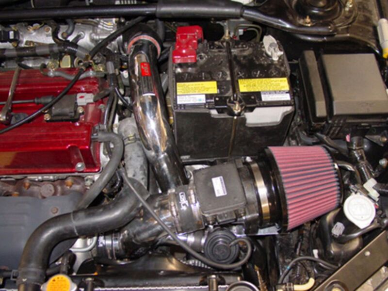 Injen 03-06 Evo 8/9/MR Cast Aluminum Intake System w/ Full Intercooler Piping Polished Short Ram Int-Cold Air Intakes-Grocery Getter Performance
