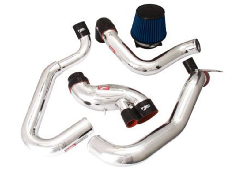 Injen 03-06 Evo 8/9/MR Cast Aluminum Intake System w/ Full Intercooler Piping Polished Short Ram Int-Cold Air Intakes-Grocery Getter Performance