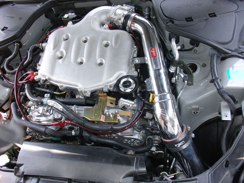 Injen 03-06 G35 AT/MT Coupe Black Cold Air Intake-Cold Air Intakes-Grocery Getter Performance
