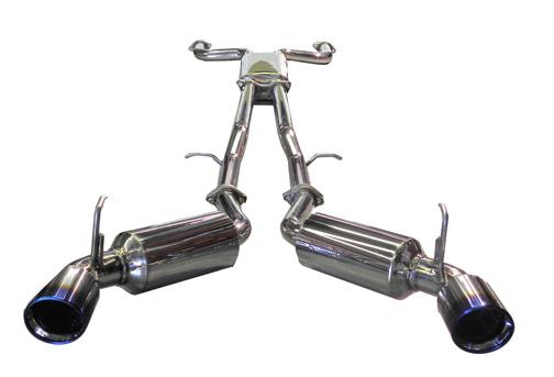 Injen 03-08 350Z Dual 60mm SS Cat-Back Exhaust w/ Built In Resonated X-Pipe-Catback-Grocery Getter Performance