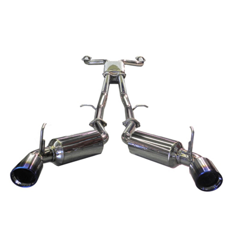 Injen 03-08 350Z Dual 60mm SS Cat-Back Exhaust w/ Built In Resonated X-Pipe-Catback-Grocery Getter Performance