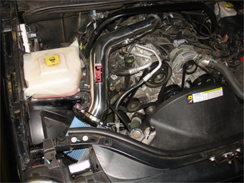 Injen 05-10 Grand Cherokee WK Wrinkle Bk Power-Flow Intake w/ MR Tech & Web Nano Fiber Dry Filter-Cold Air Intakes-Grocery Getter Performance