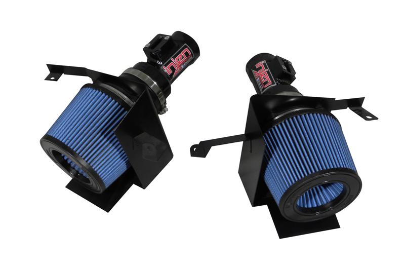 Injen 07-08 350Z 3.5L V6 Air Fusion and Air Horns Black Short Ram Intake-Cold Air Intakes-Grocery Getter Performance
