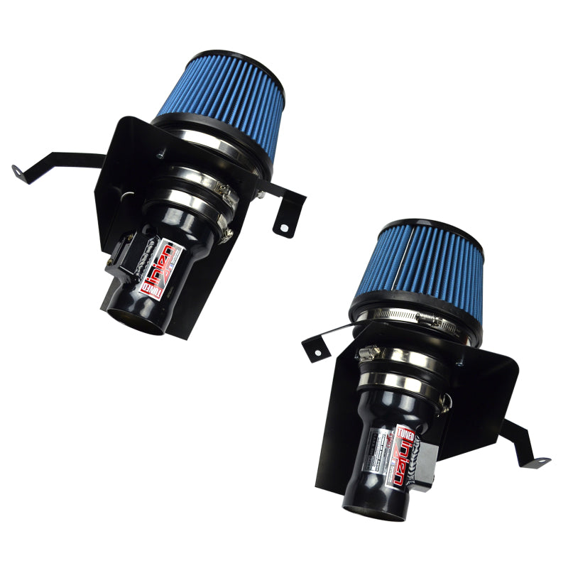 Injen 07-08 350Z 3.5L V6 Air Fusion and Air Horns Black Short Ram Intake-Cold Air Intakes-Grocery Getter Performance