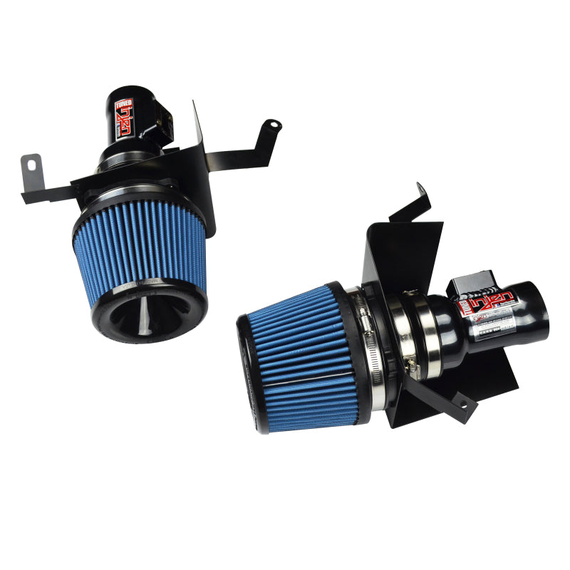 Injen 07-08 350Z 3.5L V6 Air Fusion and Air Horns Black Short Ram Intake-Cold Air Intakes-Grocery Getter Performance