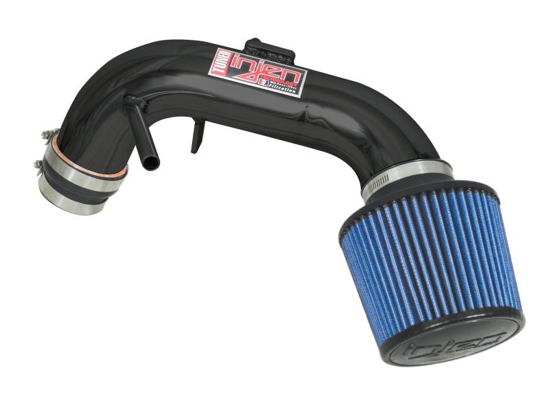 Injen 07-09 Toyota Camry 2.4L 4Cyl Black Tuned Air Intake w/ Air Fusion/Air Horns/Web Nano Filter-Cold Air Intakes-Grocery Getter Performance