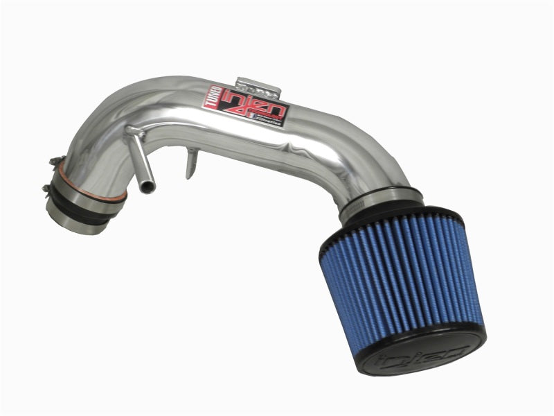 Injen 07-09 Toyota Camry 2.4L 4Cyl Polished Tuned Air Intake w/ Air Fusion/Air Horns/Web Nano Filter-Cold Air Intakes-Grocery Getter Performance