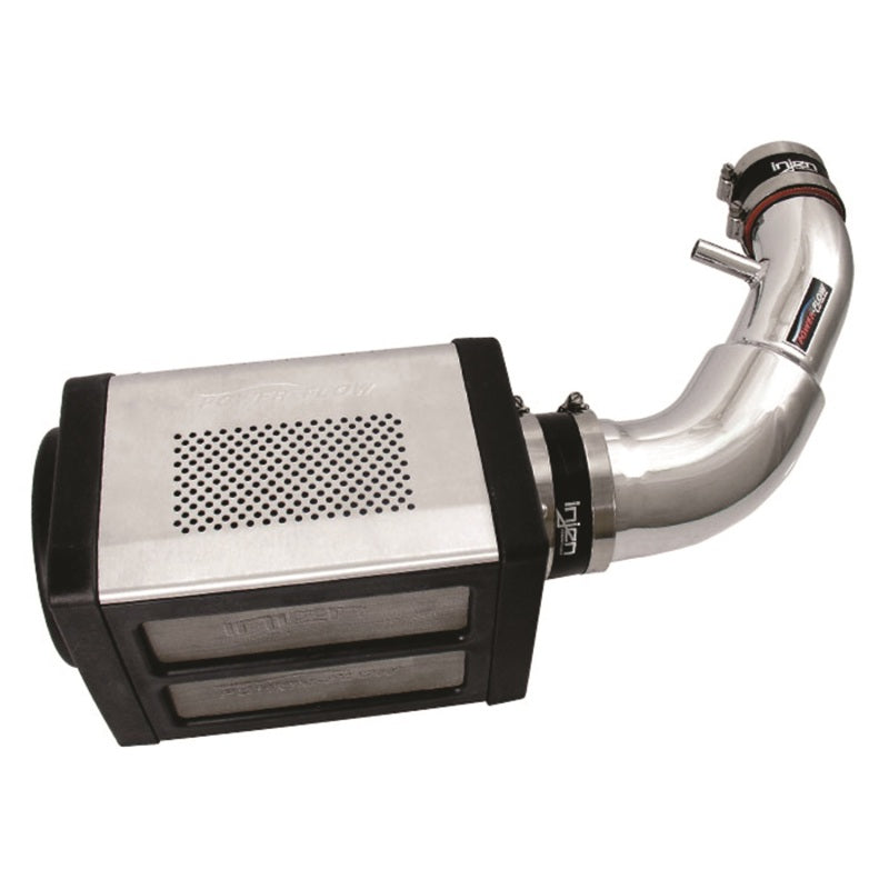 Injen 07-09 Wrangler 3.8L V6 w/ Box Wrinkle Black Power-Flow Air Intake System-Cold Air Intakes-Grocery Getter Performance