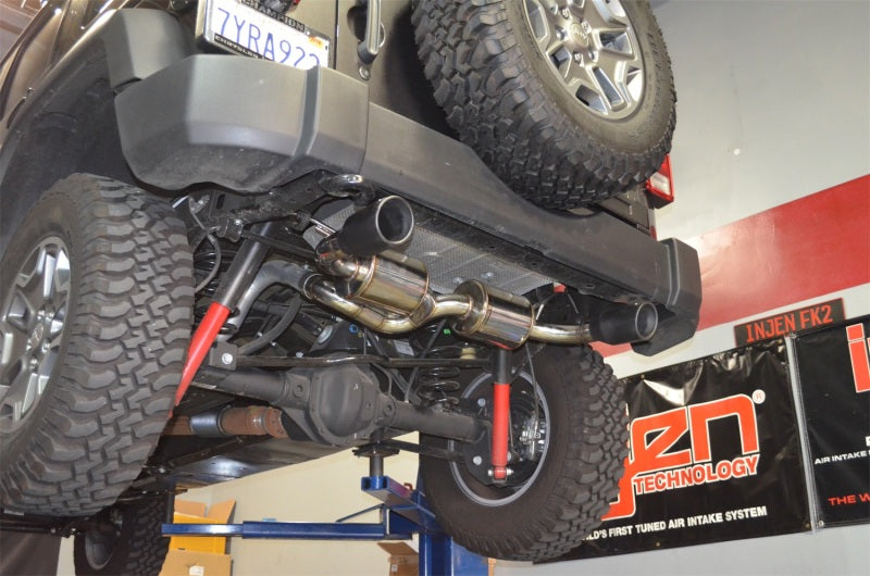 Injen 07-17 Jeep Wrangler JK 3.6L/3.8L 63mm Polished Axle-back Exhaust-Axle Back-Grocery Getter Performance