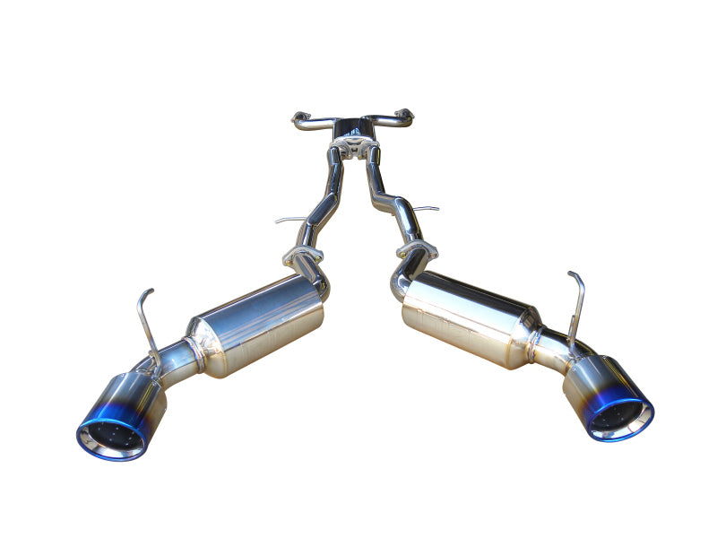 Injen 08-13 Infiniti G37 V6 3.7L RWD Coupe Only 76mm Stainless Steel Exhaust w/ Titanium Tips-Catback-Grocery Getter Performance