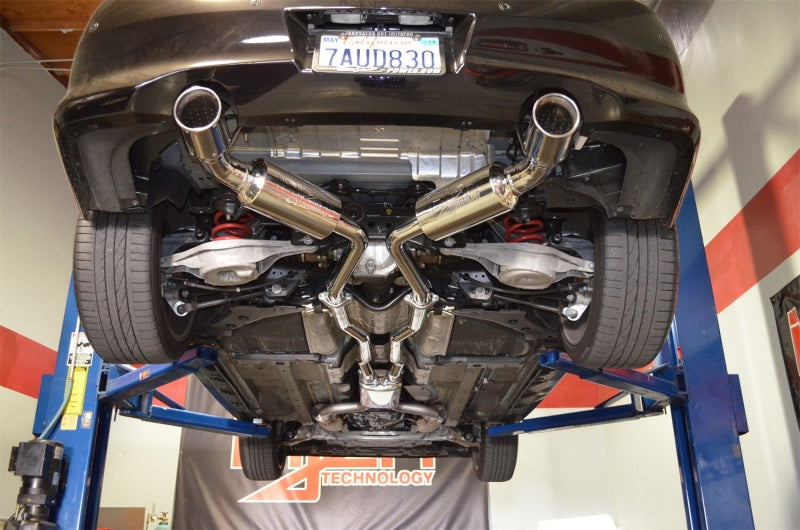 Injen 08-13 Infiniti G37 V6 3.7L RWD Coupe Only 76mm Stainless Steel Exhaust w/ Titanium Tips-Catback-Grocery Getter Performance