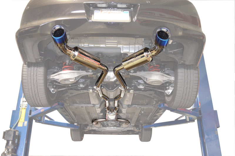 Injen 08-13 Infiniti G37 V6 3.7L RWD Coupe Only 76mm Stainless Steel Exhaust w/ Titanium Tips-Catback-Grocery Getter Performance