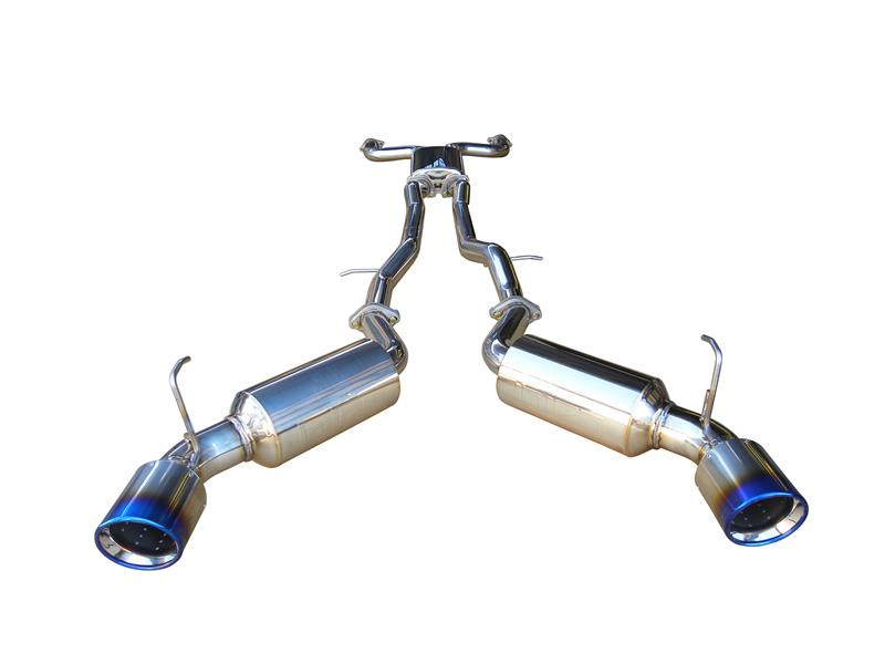 Injen 08-13 Infiniti G37 V6 3.7L RWD Coupe Only 76mm Stainless Steel Exhaust w/ Titanium Tips-Catback-Grocery Getter Performance