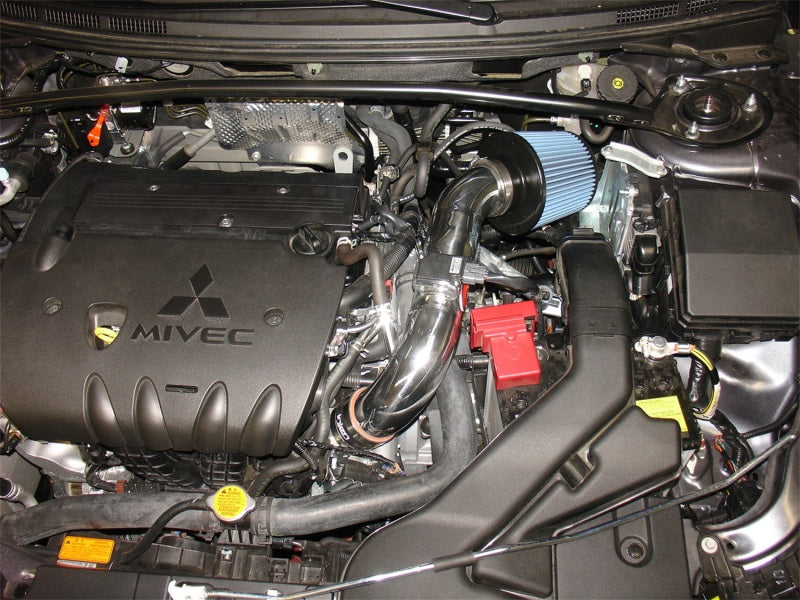 Injen 08-13 Lancer/Outlander Sport 2.0L 4 Cyl. Polished Short Ram Intake w/ MR Tech/Air Fusion-Cold Air Intakes-Grocery Getter Performance