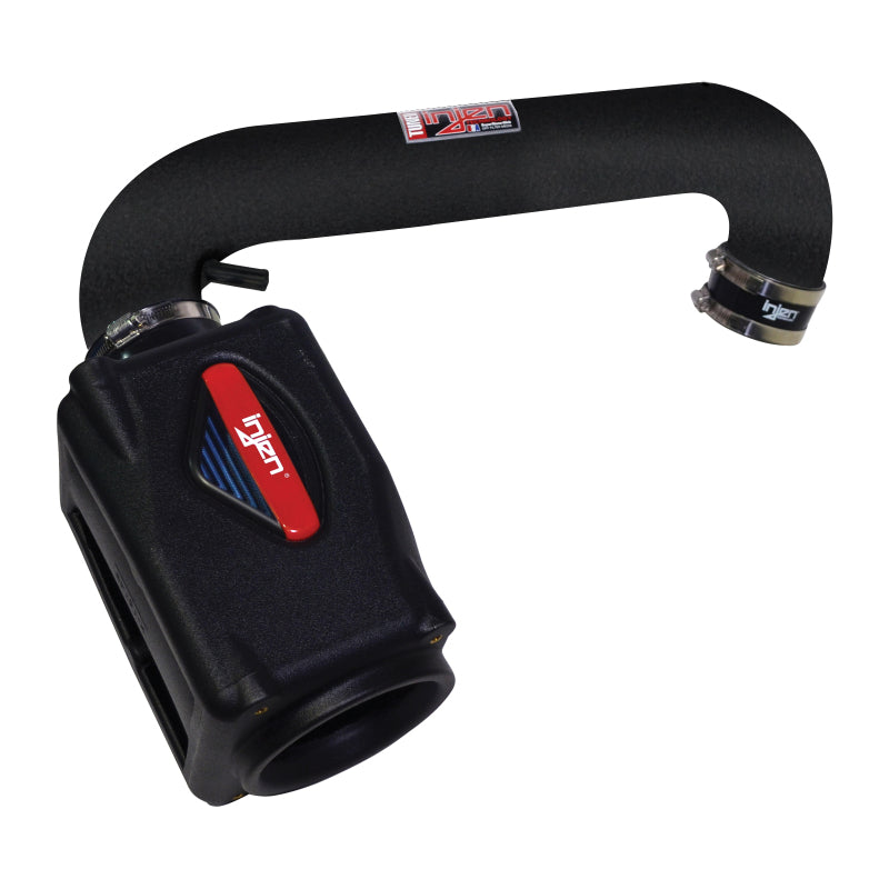 Injen 09-10 Dodge Ram Truck 5.7L-V8 HEMI Power Flow w/ Box Wrinkle Black Power-Flow Air Intake Syste-Cold Air Intakes-Grocery Getter Performance