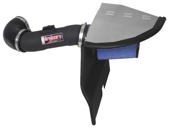 Injen 10 Camaro 3.6L V6 Wrinkle Black Power-Flow Short Ram Air Intake System-Cold Air Intakes-Grocery Getter Performance