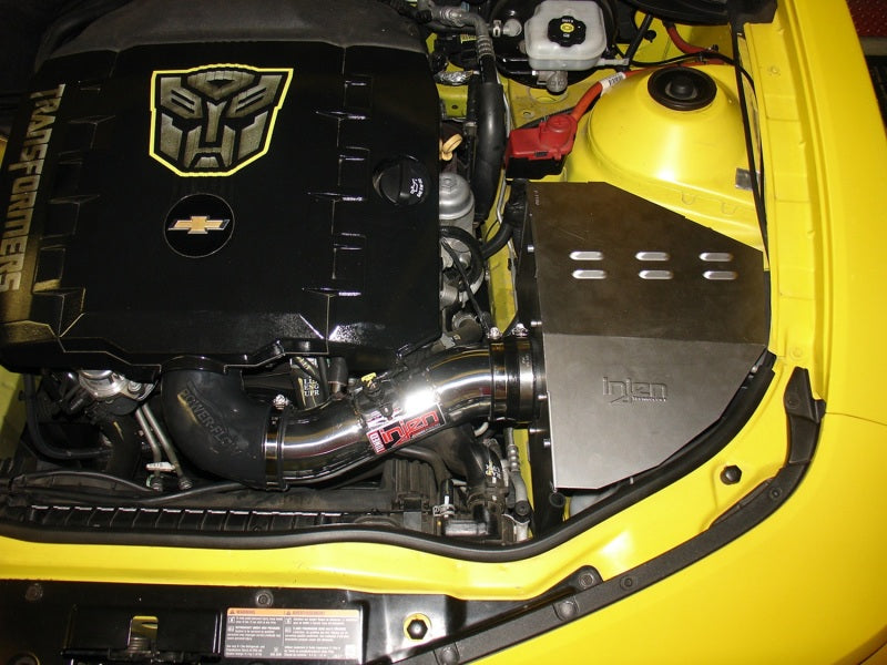 Injen 10 Camaro 3.6L V6 Wrinkle Black Power-Flow Short Ram Air Intake System-Cold Air Intakes-Grocery Getter Performance