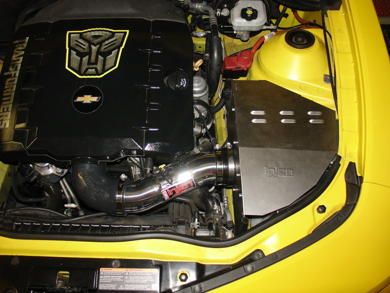 Injen 10 Camaro 3.6L V6 Wrinkle Black Power-Flow Short Ram Air Intake System-Cold Air Intakes-Grocery Getter Performance