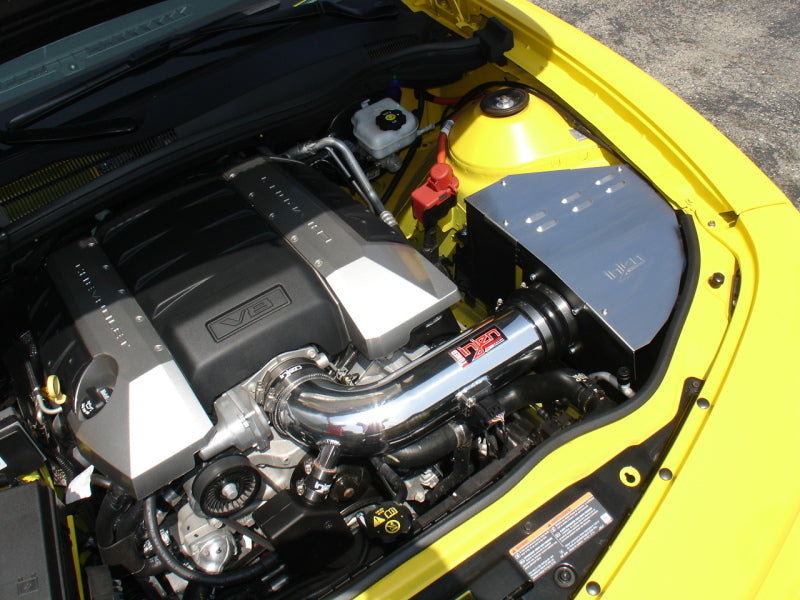 Injen 10 Camaro 6.2L V8 Polished Power-Flow Short Ram Air Intake System-Cold Air Intakes-Grocery Getter Performance