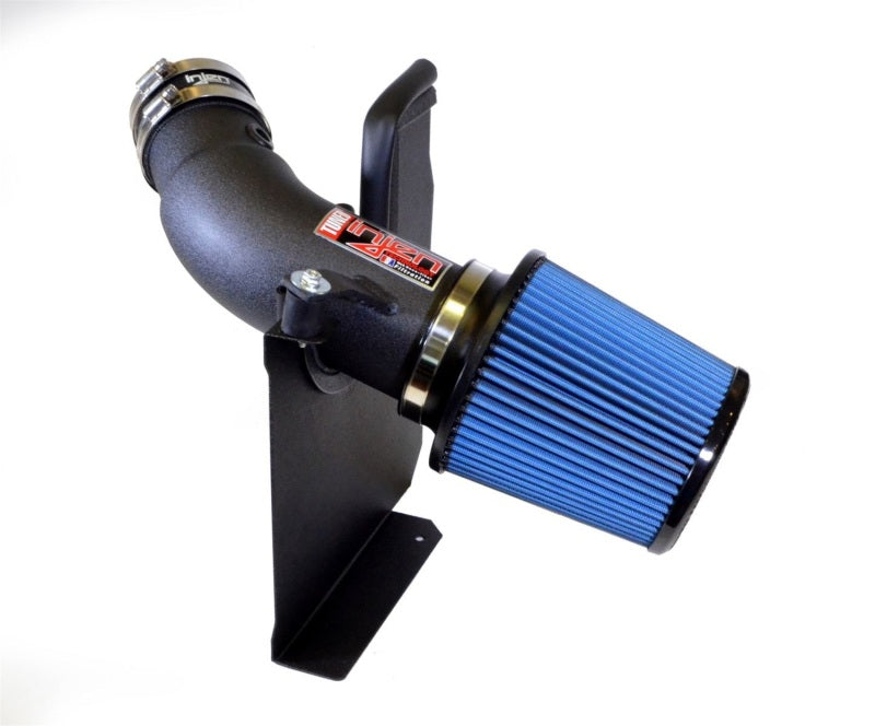 Injen 11-20 Dodge Challenger SRT-8 6.4L V8 Wrinkle Black Power-Flow Short Ram Intake-Cold Air Intakes-Grocery Getter Performance