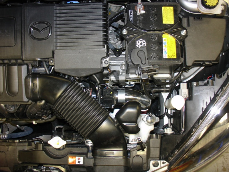 Injen 11 Mazda 2 1.5L 4cyl (manual only) Polished Tuned Air Intake System w/ MR Tech & Air Fusion-Cold Air Intakes-Grocery Getter Performance