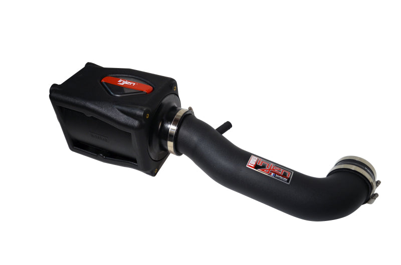 Injen 12-13 Jeep Wrangler JK 3.6L V6 Wrinkle Black Short Ram Intake w/ Power Flow Box-Cold Air Intakes-Grocery Getter Performance