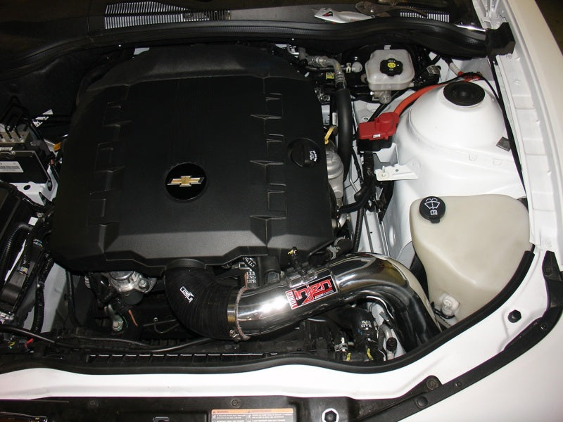 Injen 12-14 Chevy Camaro CAI 3.6L V6 Wrinkle Black Cold Air Intake System w/ MR Tech and Air Fusion-Cold Air Intakes-Grocery Getter Performance