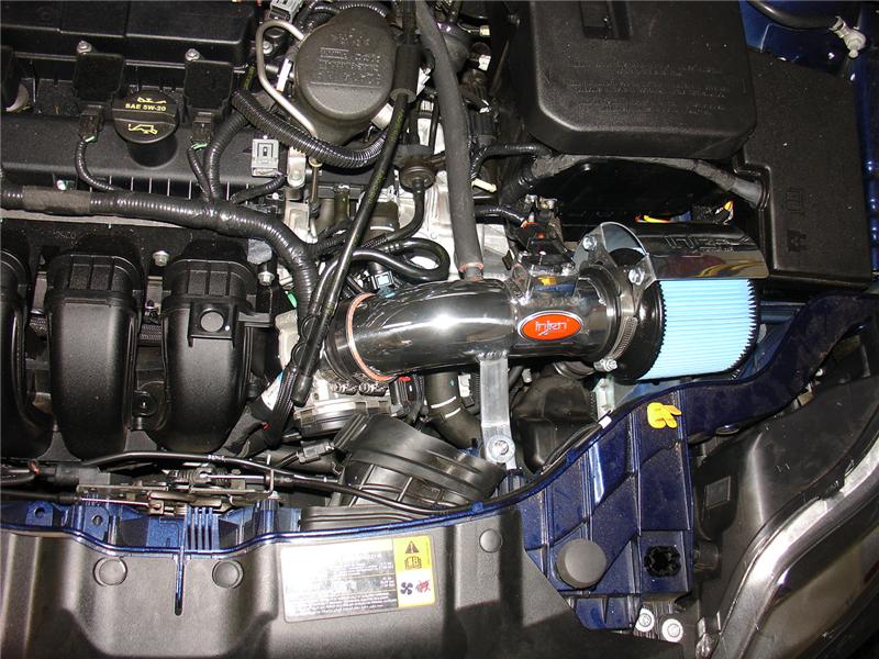 Injen 12 Ford Focus 2.0L 4cyl Polished Air Intake w/MR Tech, Web Nano-Fiber Dry Filter & Heat Shield-Cold Air Intakes-Grocery Getter Performance
