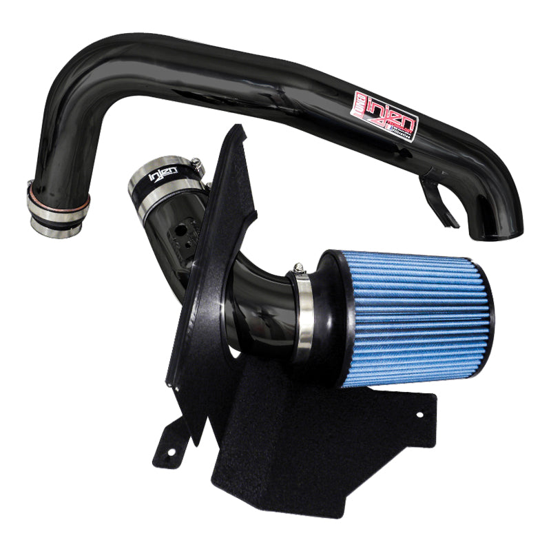 Injen 13-14 Ford Focus ST 2.0L (t) 4cyl Black Short Ram Intake w/MR Tech & Heat Shield-Cold Air Intakes-Grocery Getter Performance