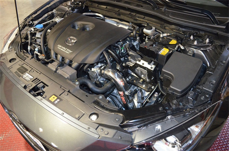 Injen 13-18 Mazda 3 2.0L 4Cyl AT Polished Cold Air Intake with MR Tech-Cold Air Intakes-Grocery Getter Performance