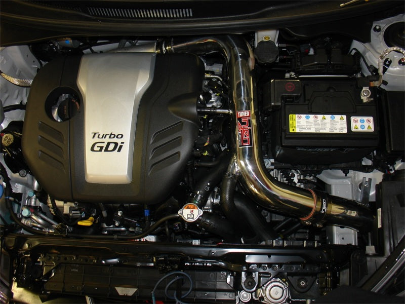 Injen 13 Hyundai Veloster Turbo 1.6L 4cyl Turbo GDI Polished Cold Air Intake-Cold Air Intakes-Grocery Getter Performance