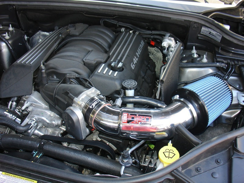 Injen 13 Jeep Grand Cherokee SRT-8 6.4L V8 Wrinkle Black Short Ram Intake w/ Heat Shield-Cold Air Intakes-Grocery Getter Performance