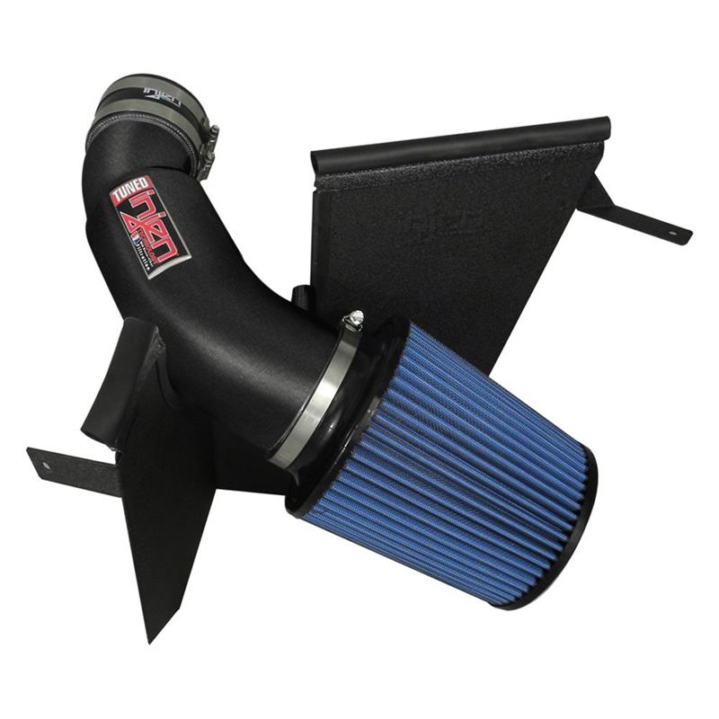 Injen 13 Jeep Grand Cherokee SRT-8 6.4L V8 Wrinkle Black Short Ram Intake w/ Heat Shield-Cold Air Intakes-Grocery Getter Performance