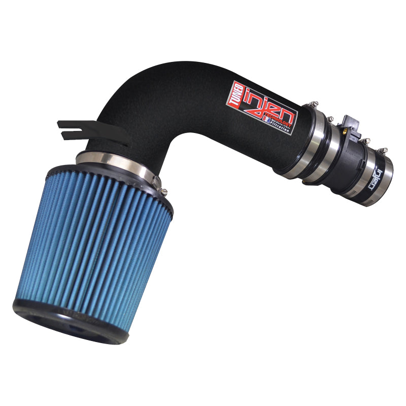 Injen 14-18 Dodge Ram 3.0L V6 Wrinkle Black Power-Flow Short Ram Intake-Cold Air Intakes-Grocery Getter Performance