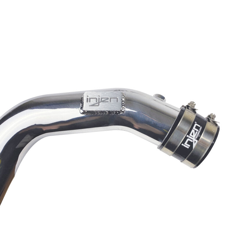 Injen 15-16 BMW M3 (F80) L6 Twin Turbo Polished Intercooler Charge Pipe w/ 1/8in Female NPT Bungs-Intercooler Pipe Kits-Grocery Getter Performance