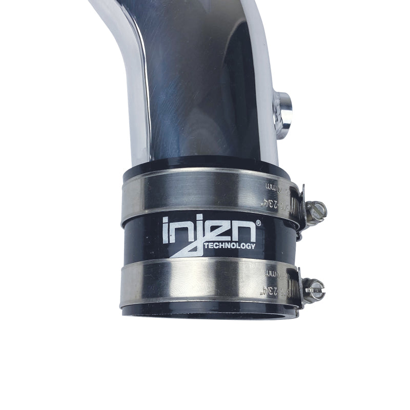 Injen 15-16 BMW M3 (F80) L6 Twin Turbo Polished Intercooler Charge Pipe w/ 1/8in Female NPT Bungs-Intercooler Pipe Kits-Grocery Getter Performance