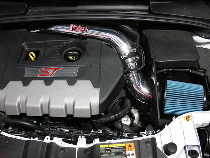 Injen 15-18 Ford Focus ST 2.0L (t) 4cyl Black Short Ram Intake w/MR Tech & Heat Shield-Cold Air Intakes-Grocery Getter Performance