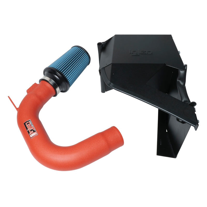 Injen 15-21 Subaru WRX 2.0L 4 Cyl. Wrinkle Red Cold Air Intake-Cold Air Intakes-Grocery Getter Performance