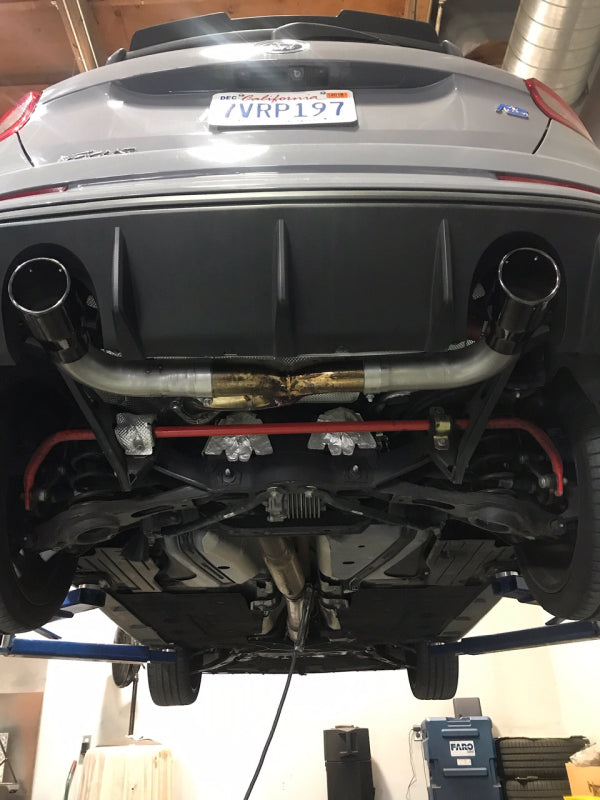 Injen 16-18 Ford Focus RS 3in Cat-Back Stainless Steel Exhaust w/ 4in Black Chrome Tips-Catback-Grocery Getter Performance