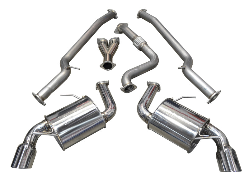 Injen 16-20 Chevy Camaro 2.0L 4 Cyl Full 3in Cat-Back Stainless Steel Exhaust w/SS Flanges & Y Pipe-Catback-Grocery Getter Performance