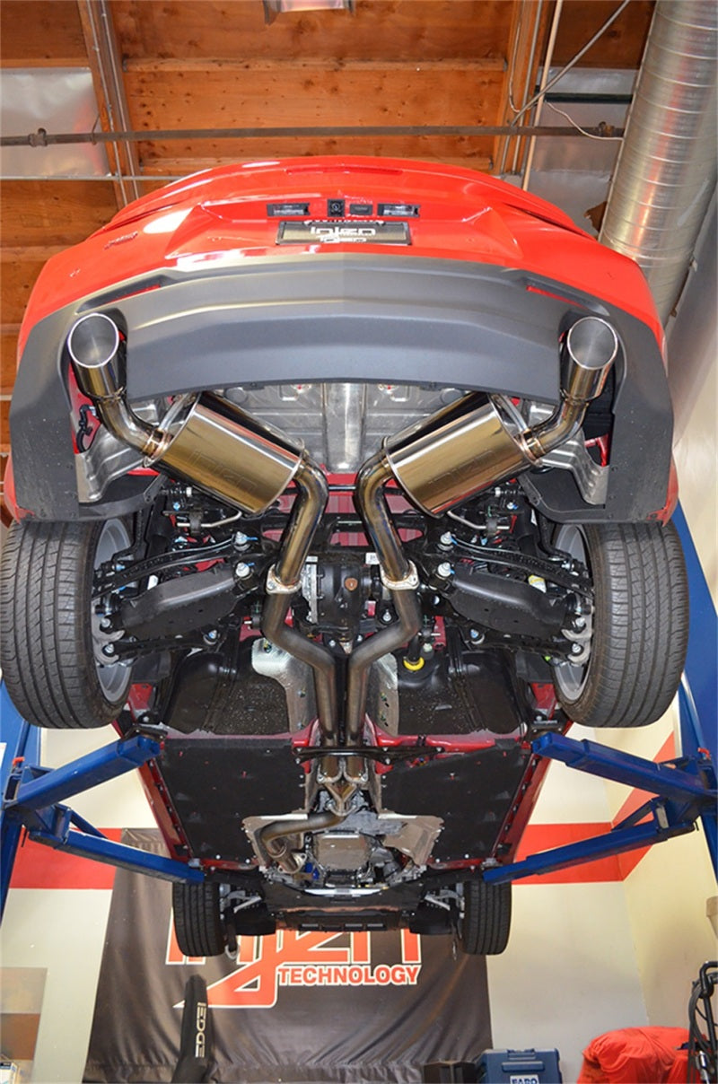 Injen 16-20 Chevy Camaro 2.0L 4 Cyl Full 3in Cat-Back Stainless Steel Exhaust w/SS Flanges & Y Pipe-Catback-Grocery Getter Performance