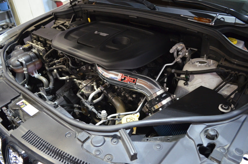 Injen 16-20 Dodge Durango / Jeep Grand Cherokee 3.6L V6 Polished PF Short Ram Cold Air Intake-Cold Air Intakes-Grocery Getter Performance