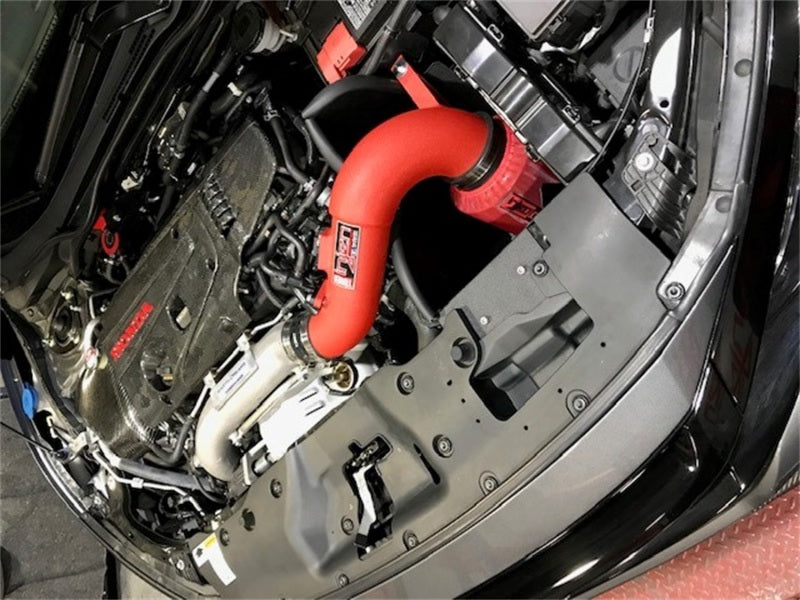 Injen 17-19 Honda Civic Type R 2.0T Wrinkle Red Short Ram Air Intake-Cold Air Intakes-Grocery Getter Performance