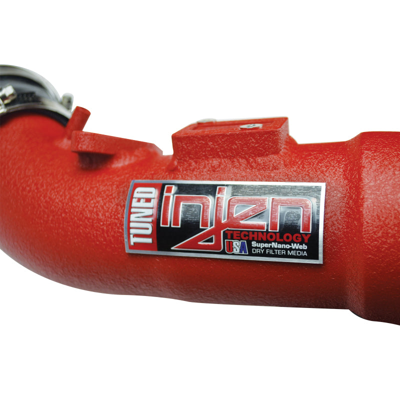 Injen 17-19 Honda Civic Type R 2.0T Wrinkle Red Short Ram Air Intake-Cold Air Intakes-Grocery Getter Performance
